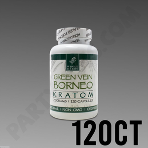 Whole Herbs - Kratom Capsule Pills Green Vein Borneo