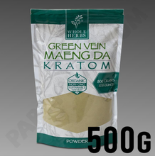 Load image into Gallery viewer, Whole Herbs - Kratom Powder Tea Green Vein Maeng Da