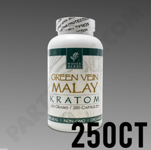 Load image into Gallery viewer, Whole Herbs - Kratom Capsule Pills Green Vein Malay