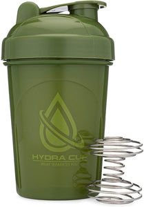 Hydra Cup - Kratom Accessories Shaker Bottle With Wire Whisk Balls 20 Oz. Forest Green