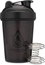 Load image into Gallery viewer, Hydra Cup - Kratom Accessories Shaker Bottle With Wire Whisk Balls 20 Oz. Black