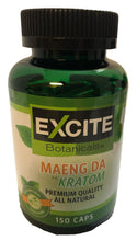 Load image into Gallery viewer, Excite Botanicals - Kratom Capsule Maeng Da 150ct