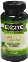 Load image into Gallery viewer, Excite Botanicals - Kratom Capsule Maeng Da 75ct
