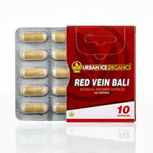 Load image into Gallery viewer, Urban Ice Organics - Kratom Capsules Red Vein Bali 10ct