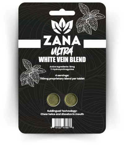 Zana - Kratom Ultra Blister White Vein Pack of 2