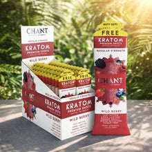 Load image into Gallery viewer, Chant - Kratom Liquid Extract Premium Shot Full Spectrum MIT 40mg Regular Strength Wild Berry