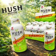 Load image into Gallery viewer, Hush Kratom - Kratom Liquid Extract Energy Shot Orange 2floz