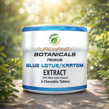 Load image into Gallery viewer, Pure Infinity Botanicals - Kratom Extract Tablet Blue Lotus 6ct