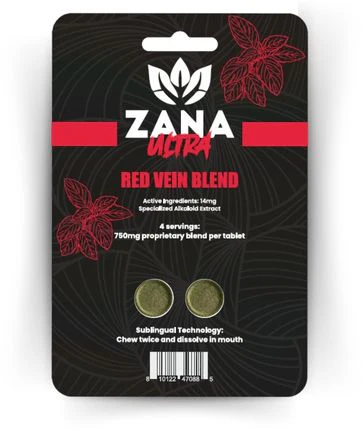 Zana - Kratom Ultra Blister Red Vein Pack of 2