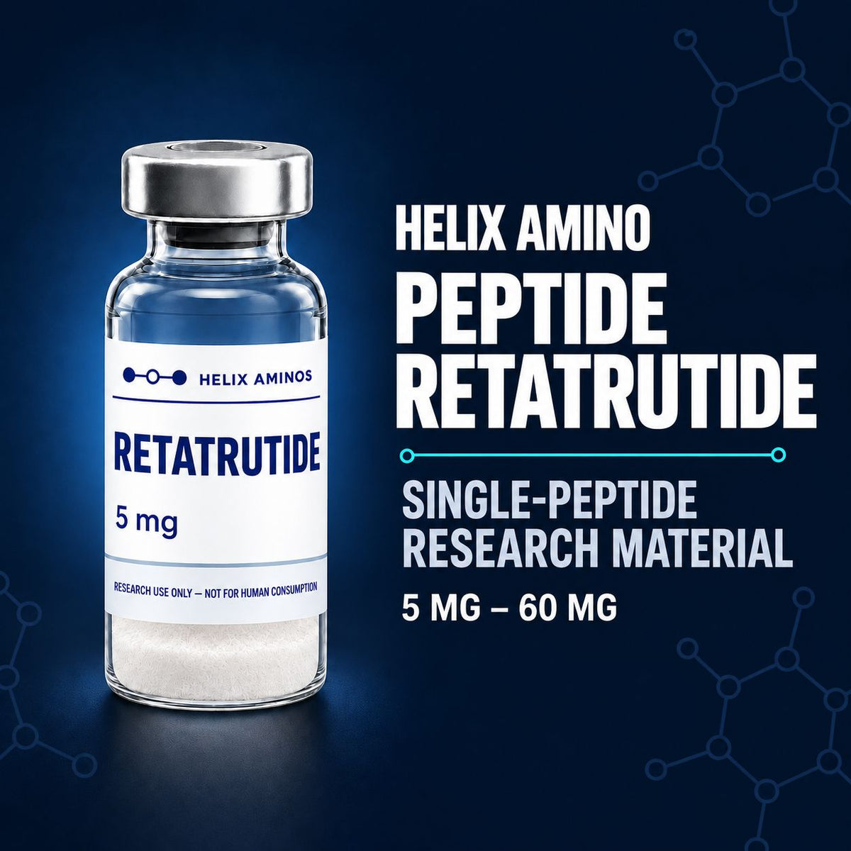 Helix Amino - Peptide Retatrutide 5mg - 60mg