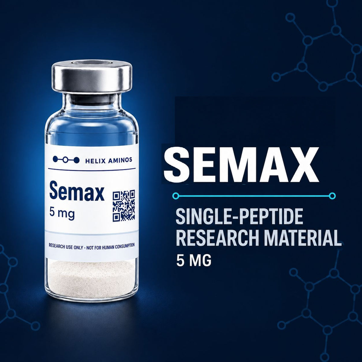Helix Amino - Peptide Semax 5mg - 10mg