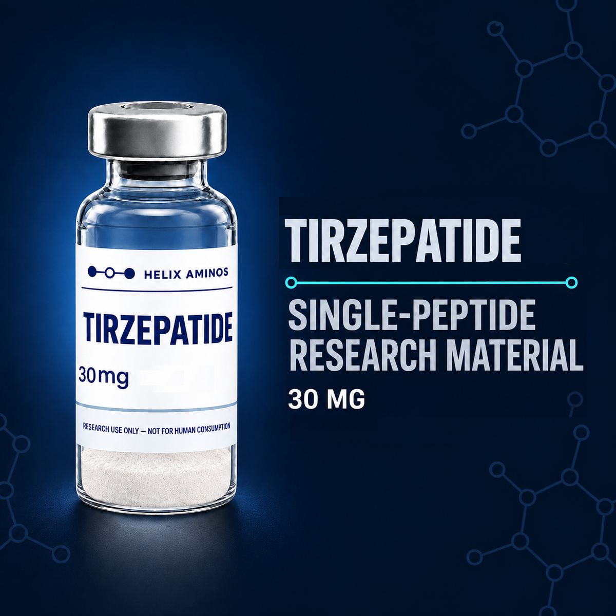 Helix Amino - Peptide Tirzepatide 2mg - 80mg