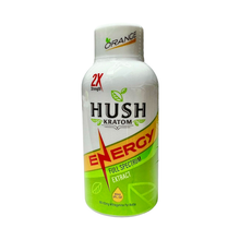 Load image into Gallery viewer, Hush Kratom - Kratom Liquid Extract Energy Shot Orange 2floz