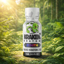 Load image into Gallery viewer, Kraken Kratom - Kratom Liquid Extract Zenith Shot Nano 15ml
