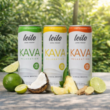 Load image into Gallery viewer, Leilo - Kratom Kava Seltzer 12oz.