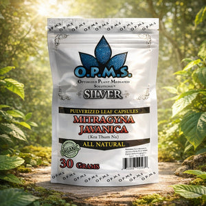 OPMS - Kratom Capsule Extract Mitragyna Javanica Silver 30g