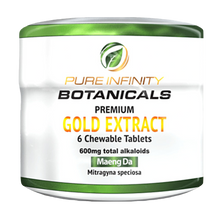 Load image into Gallery viewer, Pure Infinity Botanicals - Kratom Extract Tablet Maeng Da GOLD 6ct