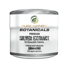 Load image into Gallery viewer, Pure Infinity Botanicals - Kratom Extract Tablet Maeng Da SILVER 10ct