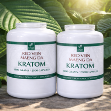 Load image into Gallery viewer, Whole Herbs - Kratom Capsule Pills Red Vein Maeng Da