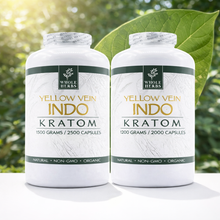 Load image into Gallery viewer, Whole Herbs - Kratom Capsule Pills Yellow Vein Indo