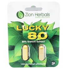Load image into Gallery viewer, Zion Herbals - Kratom Capsule Lucky 80