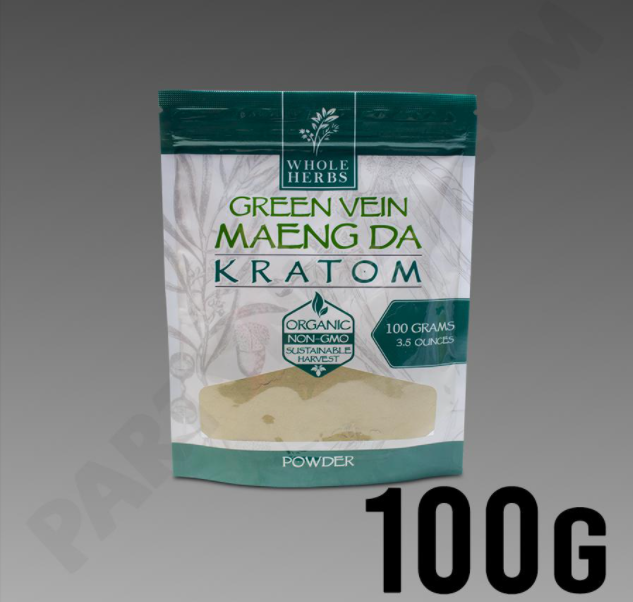 Whole Herbs - Kratom Powder Tea Green Vein Maeng Da