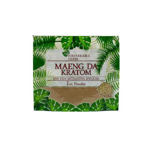 Remarkable Herbs - Kratom Powder Tea Red Vein Maeng Da