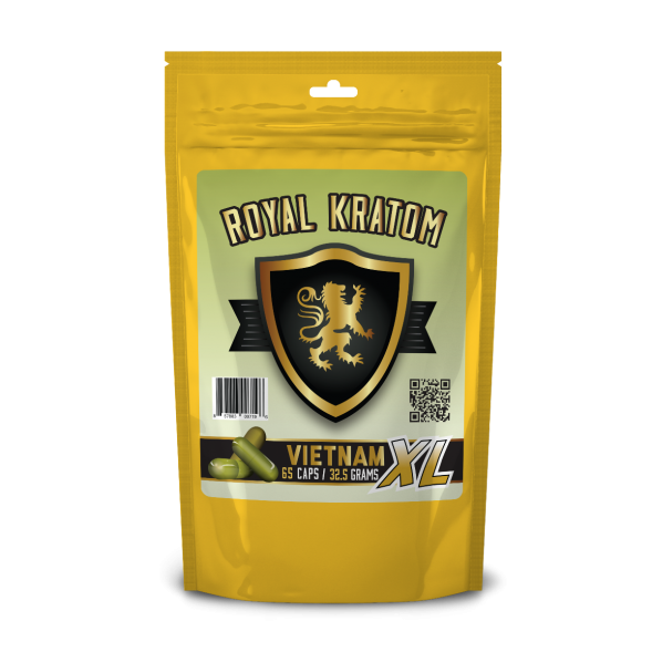 Royal Kratom - Capsule Vietnam XL 65ct