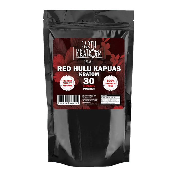 Earth - Kratom Powder Tea Red Hulu 30gm For Sale