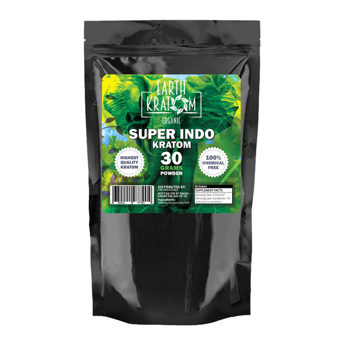 Earth - Kratom Powder Tea Super Indo 30gm For Sale