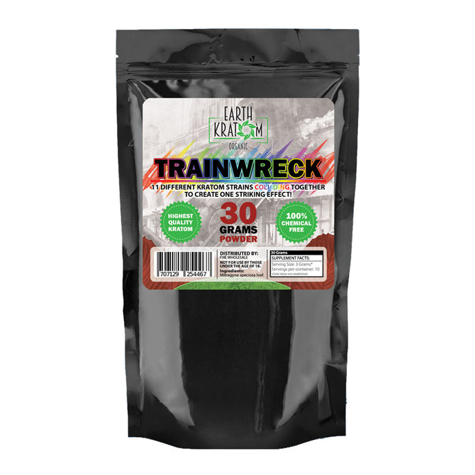 Earth - Kratom Powder Tea Trainwreck 30gm For Sale