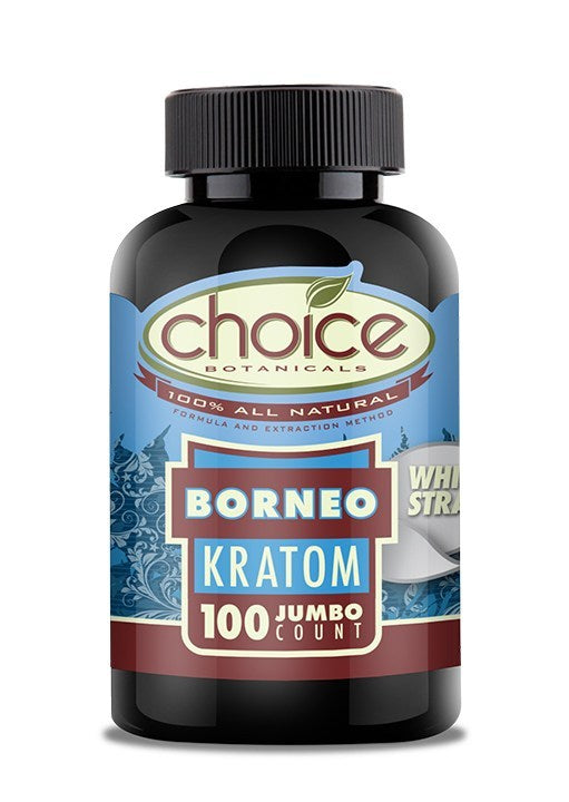 Choice Botanicals - Kratom Capsule Borneo 100ct