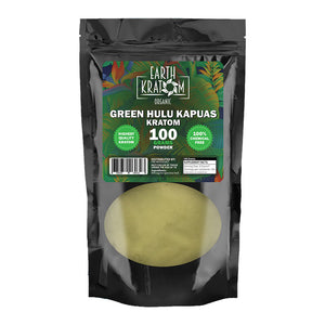 Earth - Kratom Powder Tea Green Hulu 100gm For Sale
