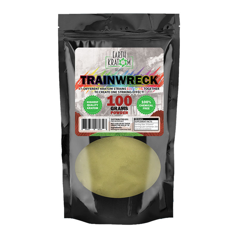 Earth - Kratom Powder Tea Trainwreck 100gm For Sale