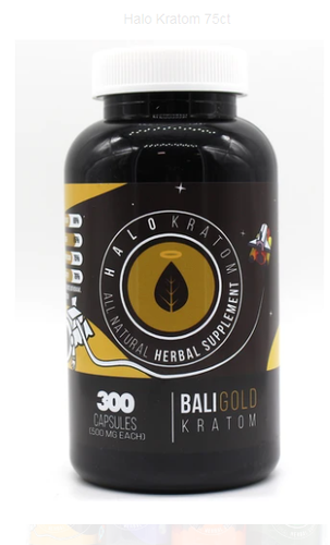 Halo - Kratom Capsule Bali Gold 300ct