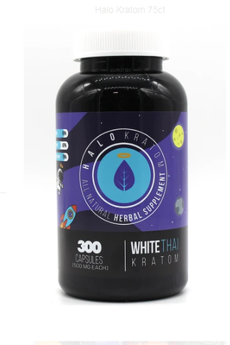 Halo - Kratom Capsule White Thai 300ct