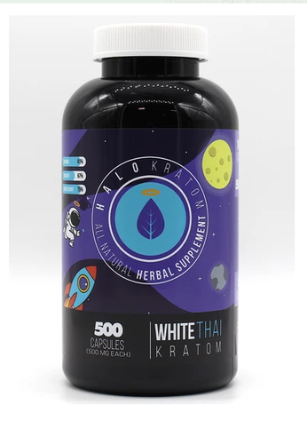 Halo - Kratom Capsule White Thai 500ct