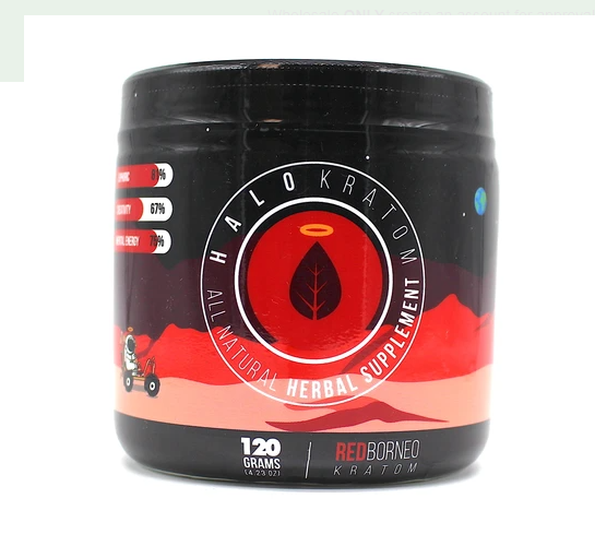 Halo - Kratom Powder Tea Red Borneo 120gm For Sale