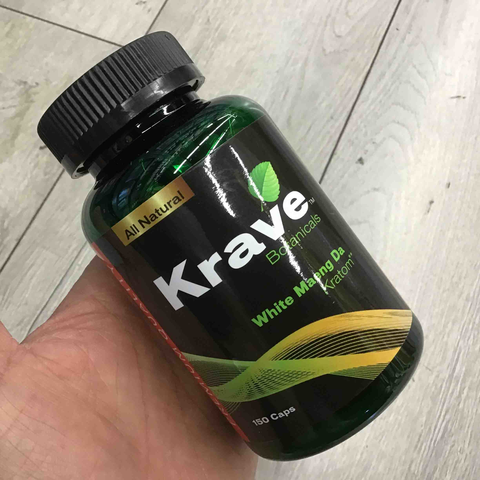 Krave - Kratom Capsule White Maeng Da  For Sale