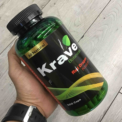 Krave - Kratom Capsule Red Dragon 500ct for sale
