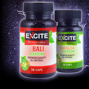 Excite Botanicals - Kratom Capsule Bali 30ct