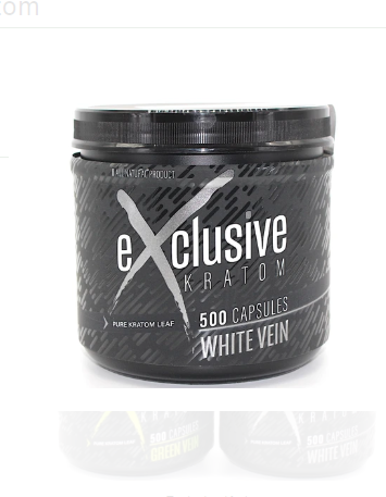 Exclusive - Kratom Capsule White Vein 500ct