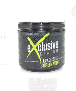 Exclusive - Kratom Capsule Green Vein 500ct