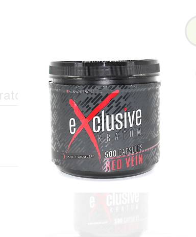 Exclusive - Kratom Capsule Red Vein 500ct