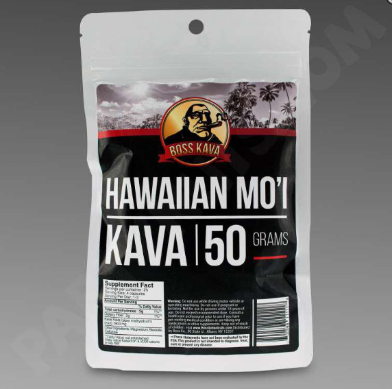 Boss Kava - Kratom Capsule Hawaiian Mo'i 50 gram