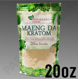 Remarkable Herbs - Kratom Powder Tea Green Vein Maeng Da