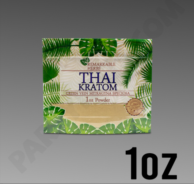 Remarkable Herbs - Kratom Powder Tea Green Vein Thai 
