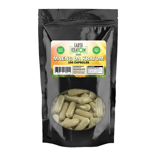 Earth Kratom - Capsule Green Maeng Da 150ct