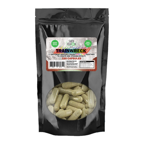 Earth Kratom - Capsule Trainwreck 150ct