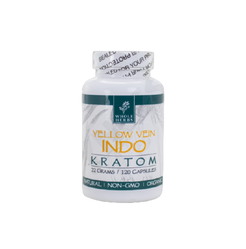 Whole Herbs - Kratom Capsule Pills Yellow Vein Indo